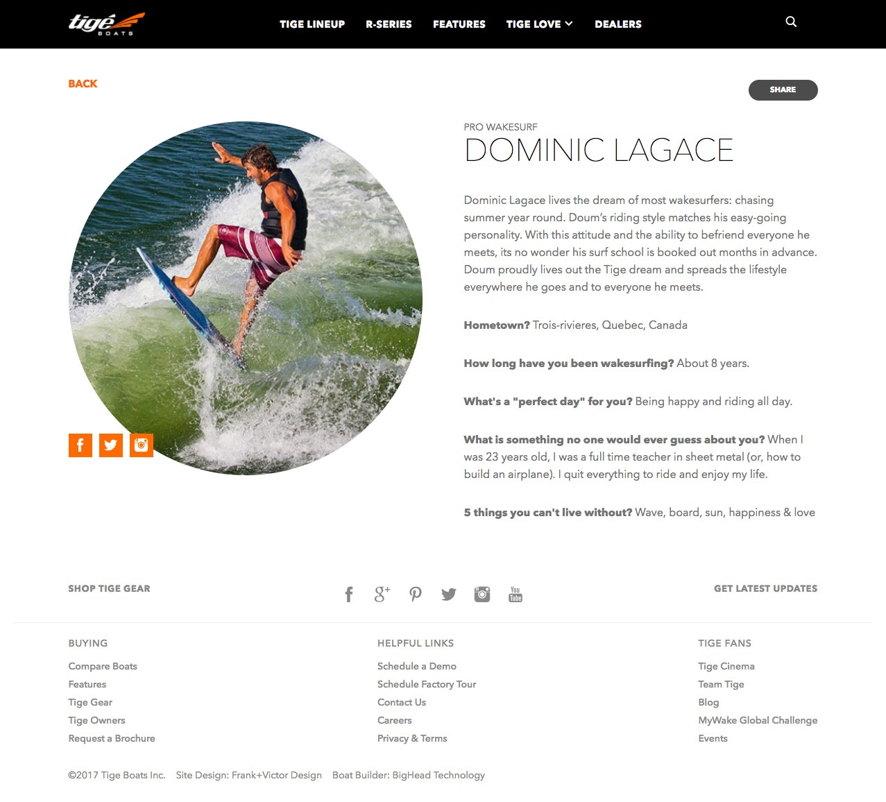 Featured Website Page Design